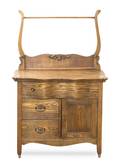 An American Oak Washstand