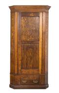An Oak Corner Armoire