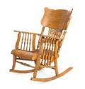 An American Oak Rocking Chair