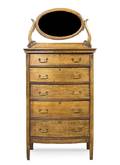An Oak Tall Chest of Drawers