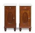 A Pair of Mahogany Bedside Tables