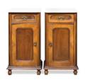 A Pair of American Bedside Cabinets