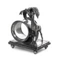 An American SilverPlate Figural Napkin Ring with a Giraffe