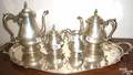 Sterling silver tea service by International 20th c