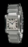 A Stainless Steel Ref 2301 Tank Francaise Wristwatch Cartier