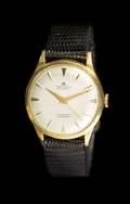 An 18 Karat Yellow Gold Automatic Wristwatch Bucherer