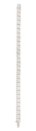 A Platinum and Diamond Bracelet