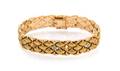 An 18 Karat Tricolor Link Bracelet Corletto