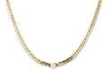 A 14 Karat Yellow Gold and Diamond Solitaire Necklace