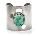 A Sterling Silver and Turquoise Cuff Bracelet Vicente Perez