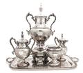 A Five Piece SilverPlate Tea Service Meriden Brita 1835