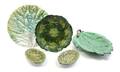 An Assembled Collection of Cabbage Form Dinnerware