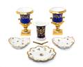 Three Paris Porcelain Vases