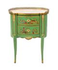 A Louis XVI Style Gilt Metal Mounted Painted Commode