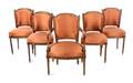 A Suite of Louis XVI Style Walnut Chairs