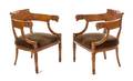 A Pair of Empire Style Fauteuils