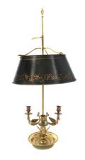 An Empire Style Brass Bouillotte Lamp