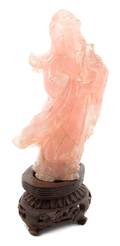 A Chinese Carved Quartz Figure