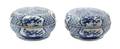 A Pair of Chinese Porcelain Boxes and Covers