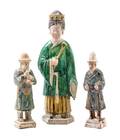 Three Tang Style Pottery Figures
