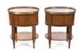 A Pair of Louis XVI Style Occasional Tables