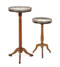 Two Similar Louis XVI Style Pedestal Tables