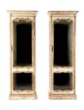 A Pair of French Provincial Style Painted Vitrines