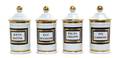A Set of Four Apothecary Jars