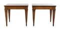 A Pair of Neoclassical Style Side Tables