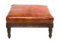 A Louis XVI Style Walnut Foot Stool