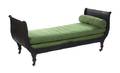 A Continental Ebonized Daybed