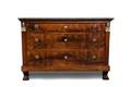An Empire Style Gilt Metal Mounted Mahogany Commode