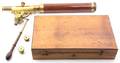 A Brass and Mahogany Telescope