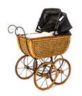 An English Caned Doll Pram