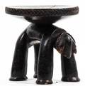 An African Carved Wood Stool