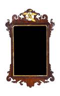 A George II Parcel Gilt Mahogany Mirror