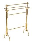 A Victorian Brass Blanket Stand
