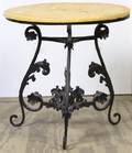 A Cast Iron Occasional Table