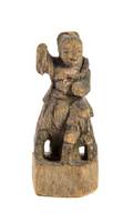 A Chinese Carved Wood Figure