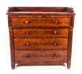 An American Empire Mahogany Chest of Drawers