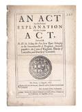 ENGLAND PARLIAMENTARY ACTS