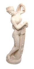 A Continental Carved Marble Figure