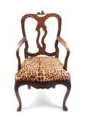A Queen Anne Walnut Armchair