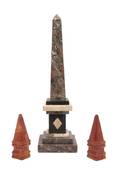 A Continental Marble Obelisk