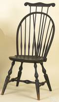 New England braceback windsor side chair ca 1790