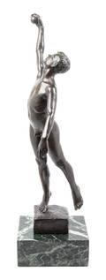An English Art Deco Bronze Figure