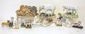 Group of Staffordshire animals and figures