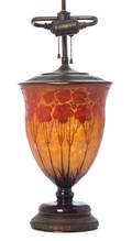 A Le Verre Francais Cameo Glass Lamp Base