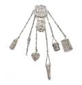 A Victorian Silver Chatelaine