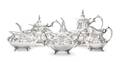 An American Silver FivePiece Tea and Coffee Set